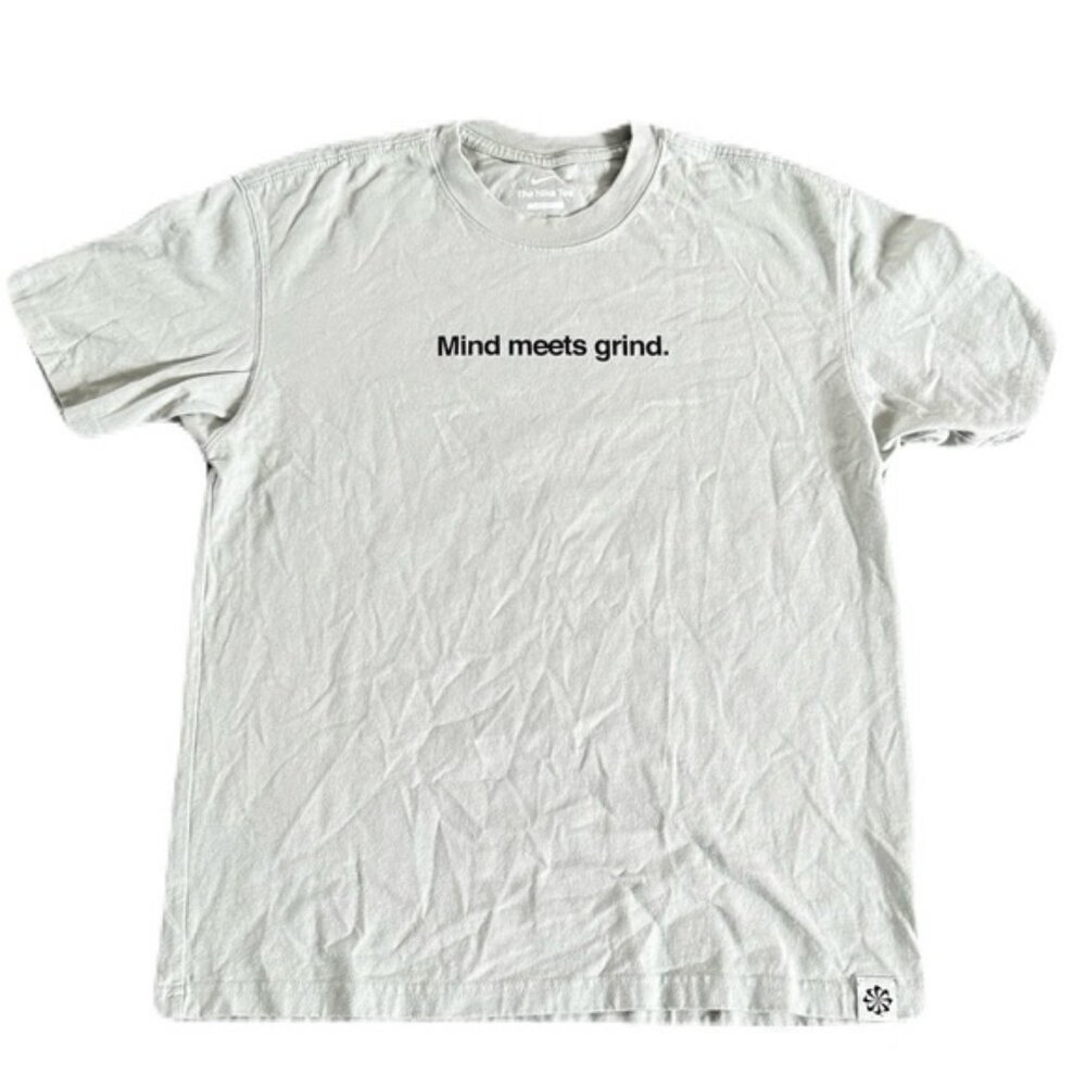 Nike Basketball Medium Cream Mind Meets Grind Loose T